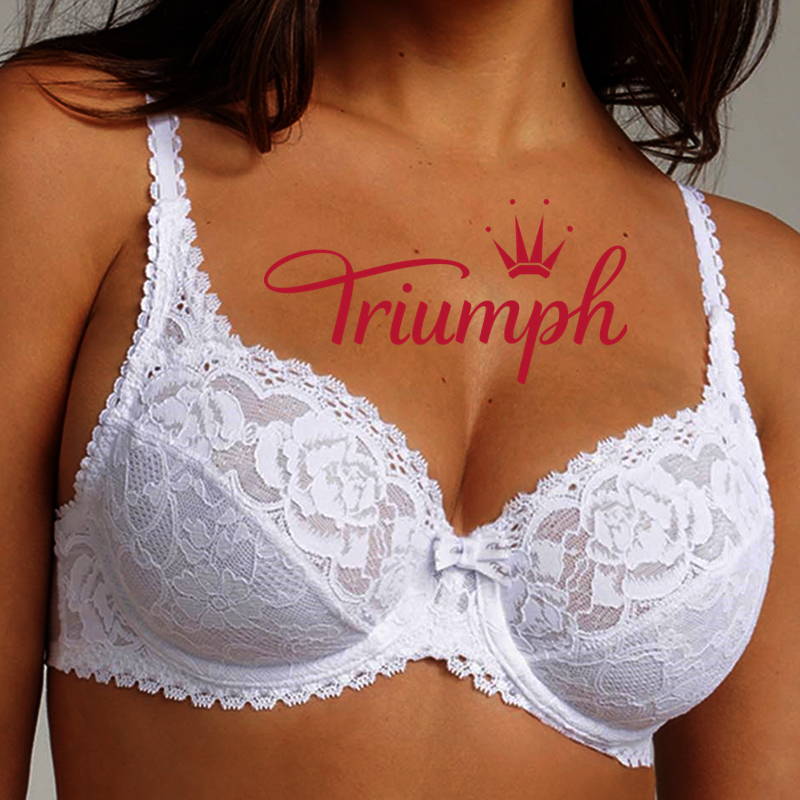 Triumph® – 3-pak. 💖50% rabatu✨2024 Nowy wygodny biustonosz z regenerowanej koronki w kwiaty [65A-120H]