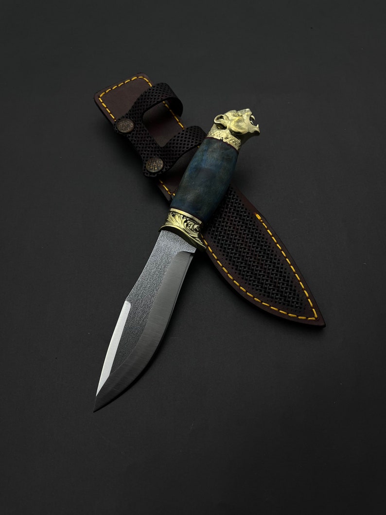 Εξατομικευμένο μαχαίρι κατασκήνωσης από χάλυβα N690, μοναδικό δώρο κυνηγιού