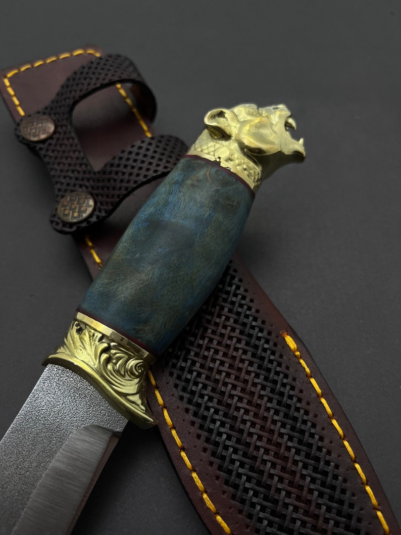 Εξατομικευμένο μαχαίρι κατασκήνωσης από χάλυβα N690, μοναδικό δώρο κυνηγιού