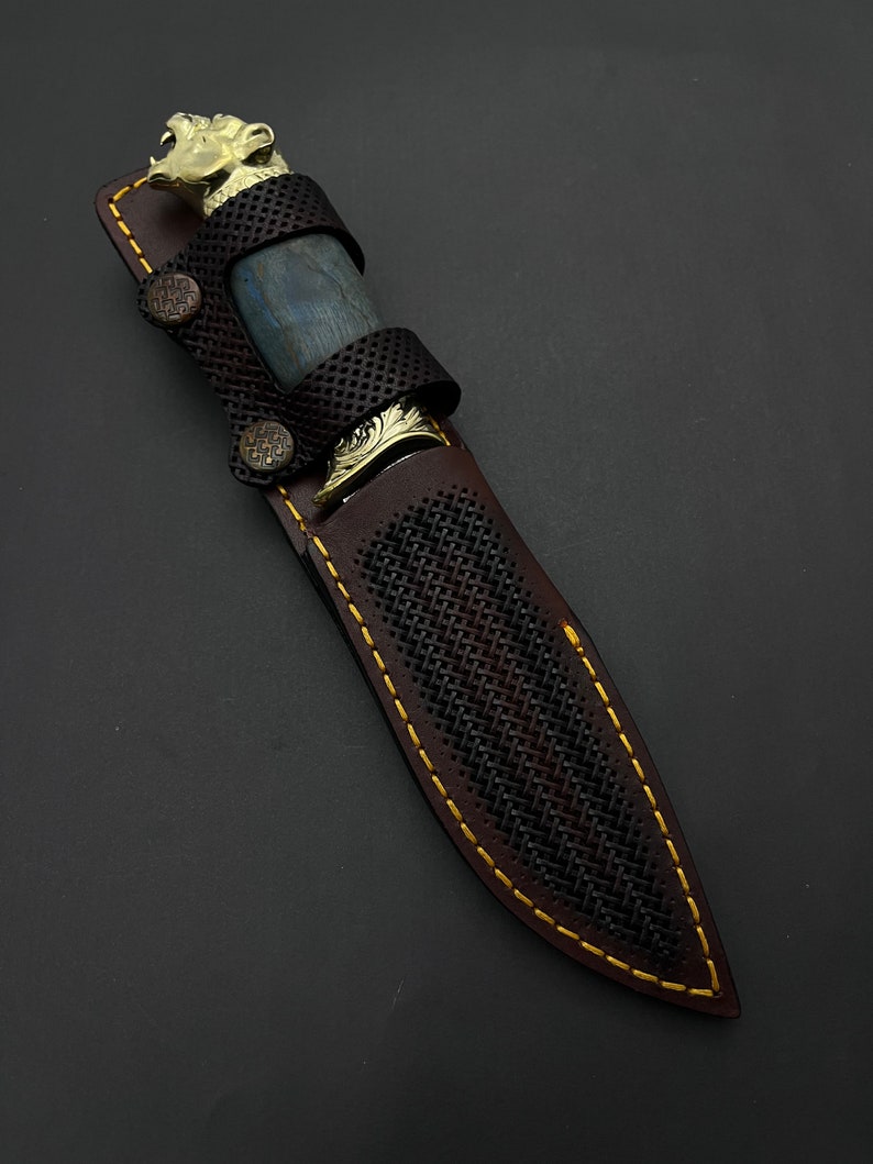 Εξατομικευμένο μαχαίρι κατασκήνωσης από χάλυβα N690, μοναδικό δώρο κυνηγιού