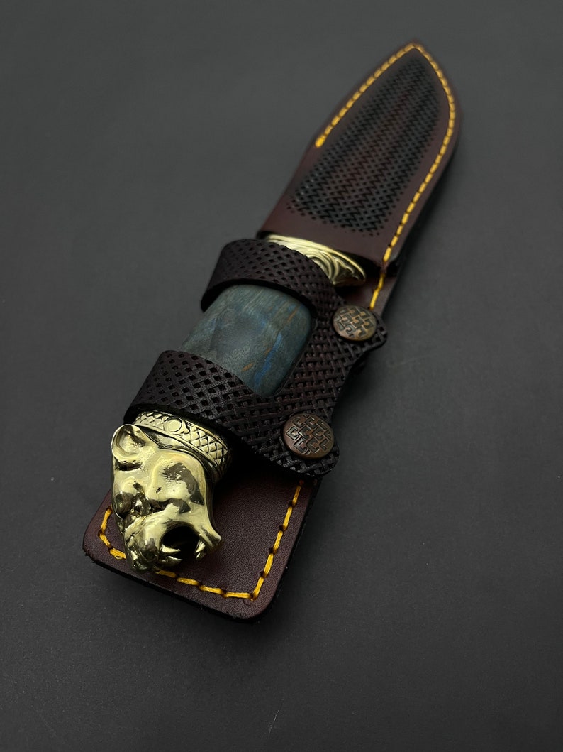 Εξατομικευμένο μαχαίρι κατασκήνωσης από χάλυβα N690, μοναδικό δώρο κυνηγιού