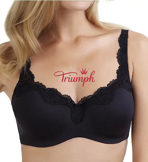 TRIUMPH - (3 DB) rózsa szegélyű csipke melltartó