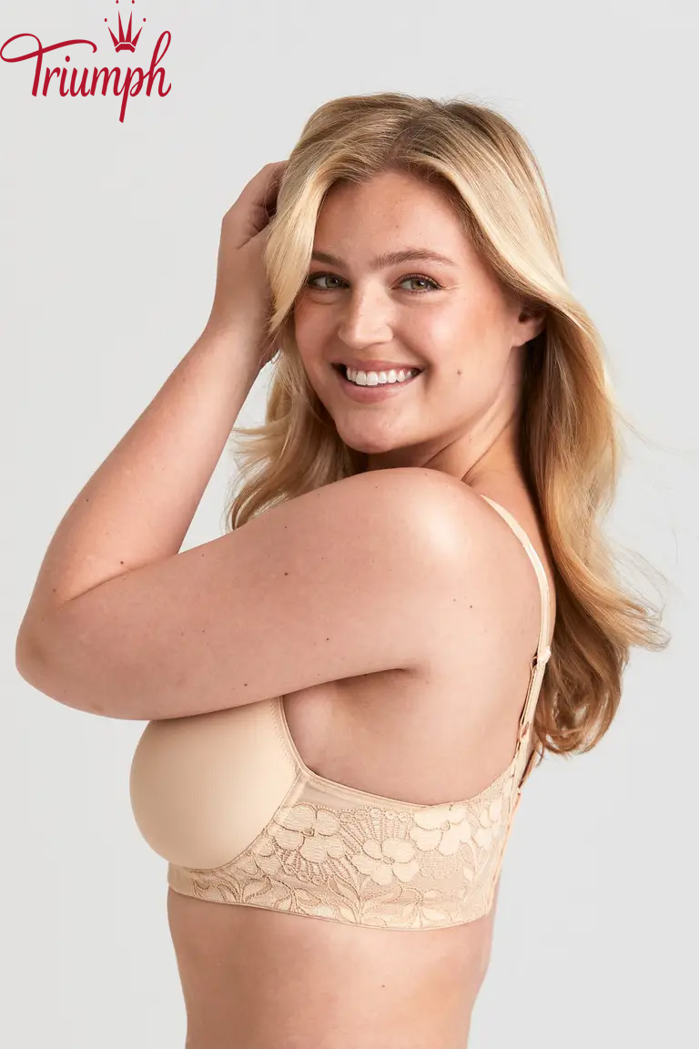 Triumph - (3 szt.) Biustonosz bez usztywnień, na fiszbinach