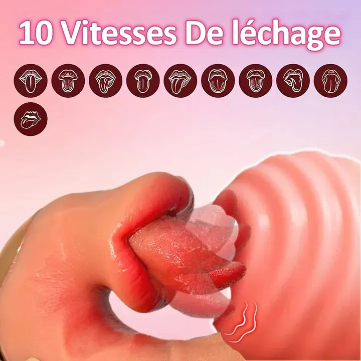 Athena – 3 az 1-ben lökő és nyalogató vibrátor – MI-alapú alkalmazással vezérelt, melegíthető G-pont-stimulátor 10-féle nyalogató üzemmóddal