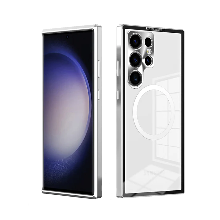 Samsung Magsafe sorozat | Fém HD üveg mágneses telefontok