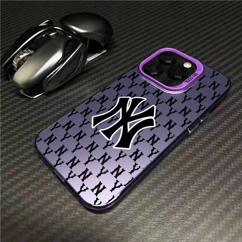 Trendi zuhanásgátló gradiens színű mobiltelefon tok