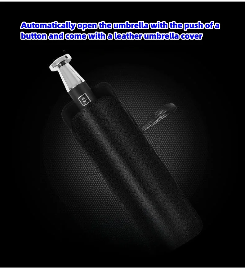 Autó logó VIP üzleti összecsukható 10 csontos fekete műanyag esernyő