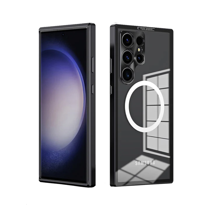 Samsung Magsafe sorozat | Fém HD üveg mágneses telefontok