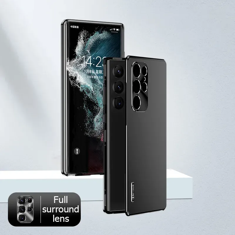 Samsung Galaxy S24 S23 S22 S21 Ultra Plus Magnetyczne aluminiowe etui z metalow? ramk?