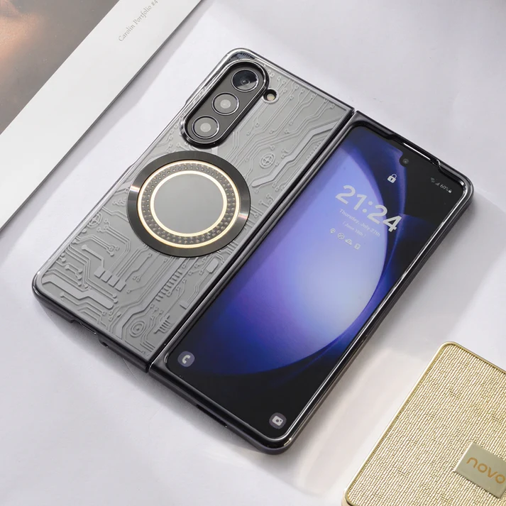 Samsung Magsafe sorozat | Galaxy Z Fold5 áramköri mintás tápellátású telefontok