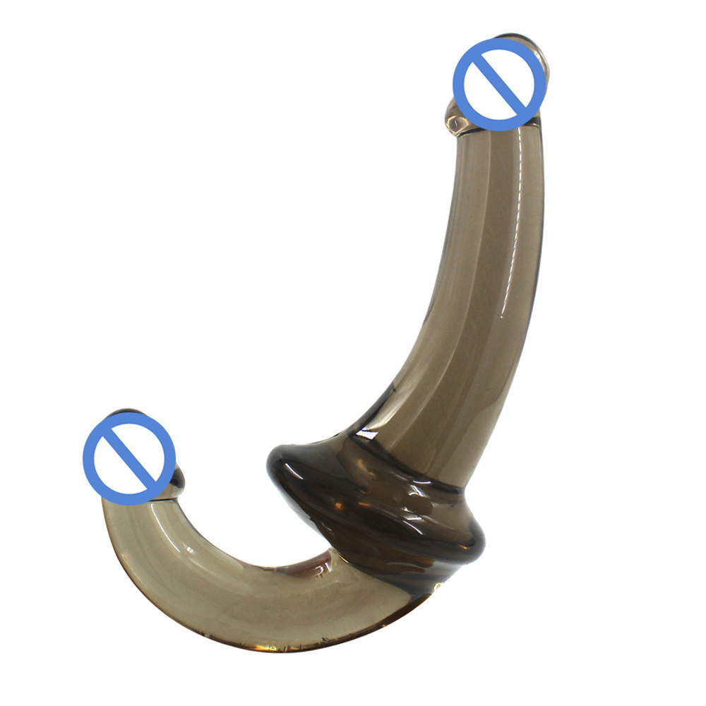 Rendkívül erős kétvégű vibrátor, 29 cm-es behelyezhető vibrátor, valósághű kettős behatolású anális vibrátor.