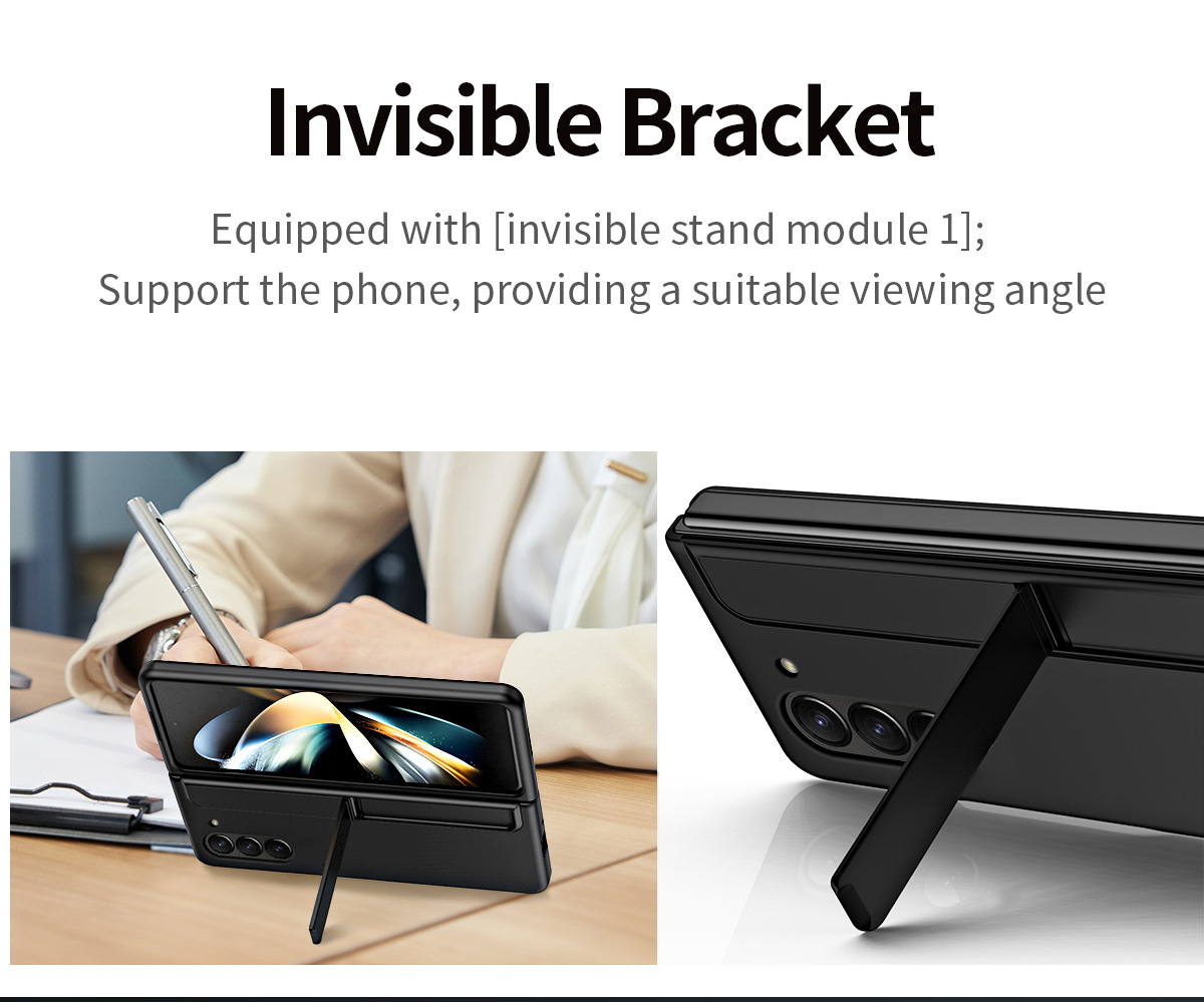 Alkalmas Samsung Z összecsukható tolltartó hez, láthatatlan konzolhoz, kettő az egyben összecsukható telefontokhoz