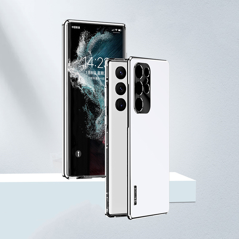 Samsung Galaxy S24 S23 S22 S21 Ultra Plus Magnetyczne aluminiowe etui z metalow? ramk?