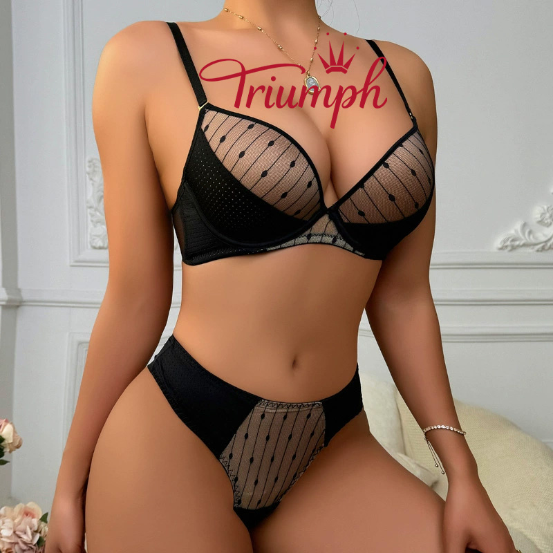 TRIUMPH® – 3 db 💖50% KEDVEZMÉNY✨ Új női puha csipke melltartó