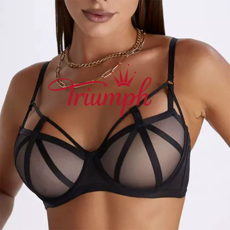 TRIUMPH® – 3 db 💖50% KEDVEZMÉNY✨ Új női puha csipke melltartó