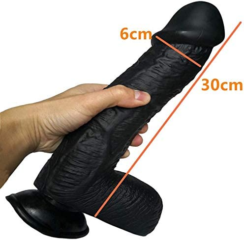 Extra nagy pántos vibrátor hosszú szilikonból; kiemelkedő makkja van, hossza 30 cm, átmérője 6 cm; 100%-ban orvosi minőségű anyagból készült deluxe fantasy fallosz, hordható hevederrel.