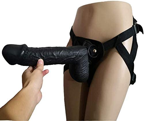 Extra nagy pántos vibrátor hosszú szilikonból; kiemelkedő makkja van, hossza 30 cm, átmérője 6 cm; 100%-ban orvosi minőségű anyagból készült deluxe fantasy fallosz, hordható hevederrel.