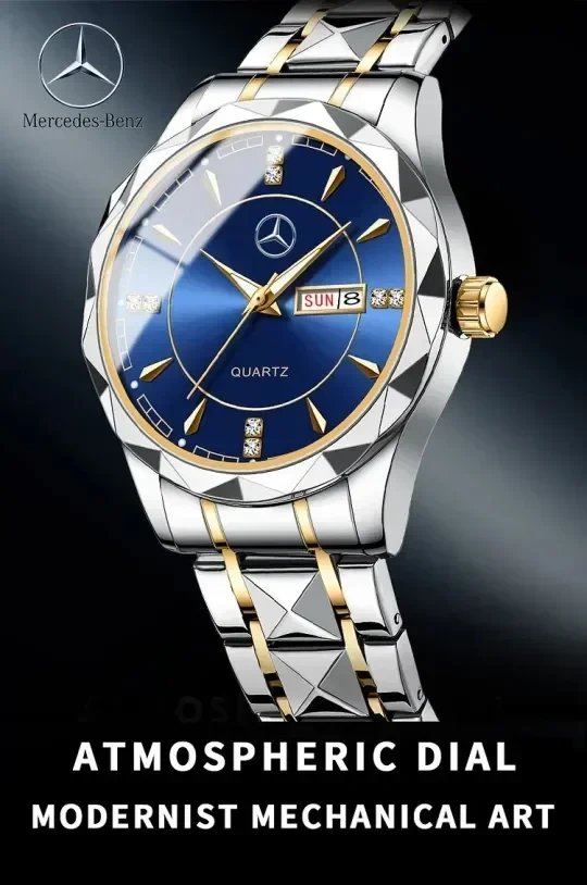 Mercedes-Benz 2025 Tungsten Carbon Watch【Különféle autó logós órák】