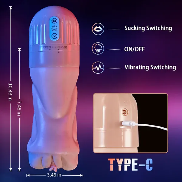 Beate - 5 db szívó- és 10 db vibrációs vaginális maszturbáló kehely