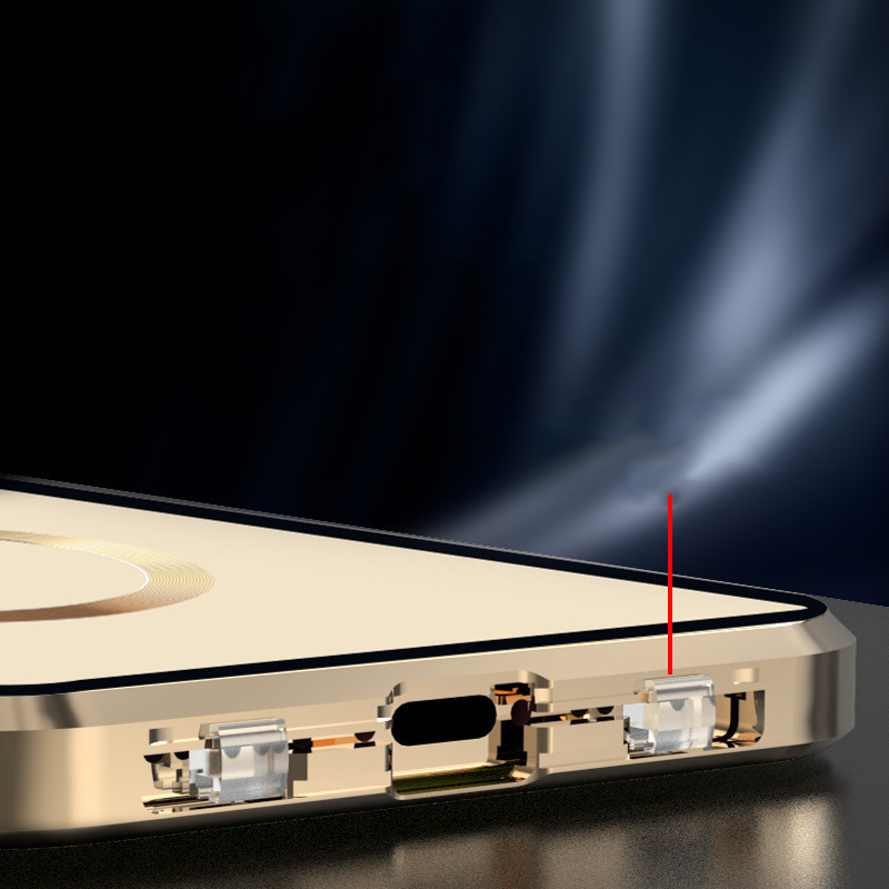 iPhone mágneses kétoldalas védőtok