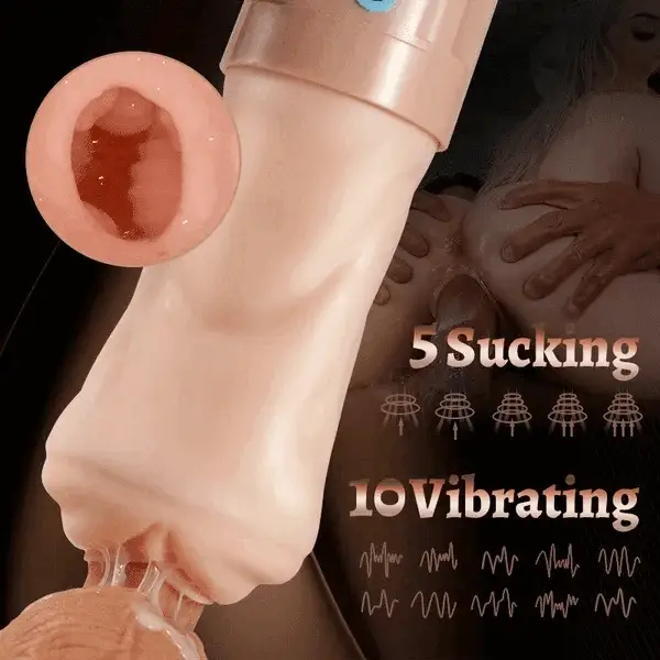 Beate - 5 db szívó- és 10 db vibrációs vaginális maszturbáló kehely