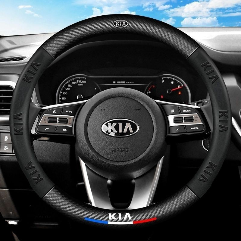 Szénszálas kormányburkolat autó logóval