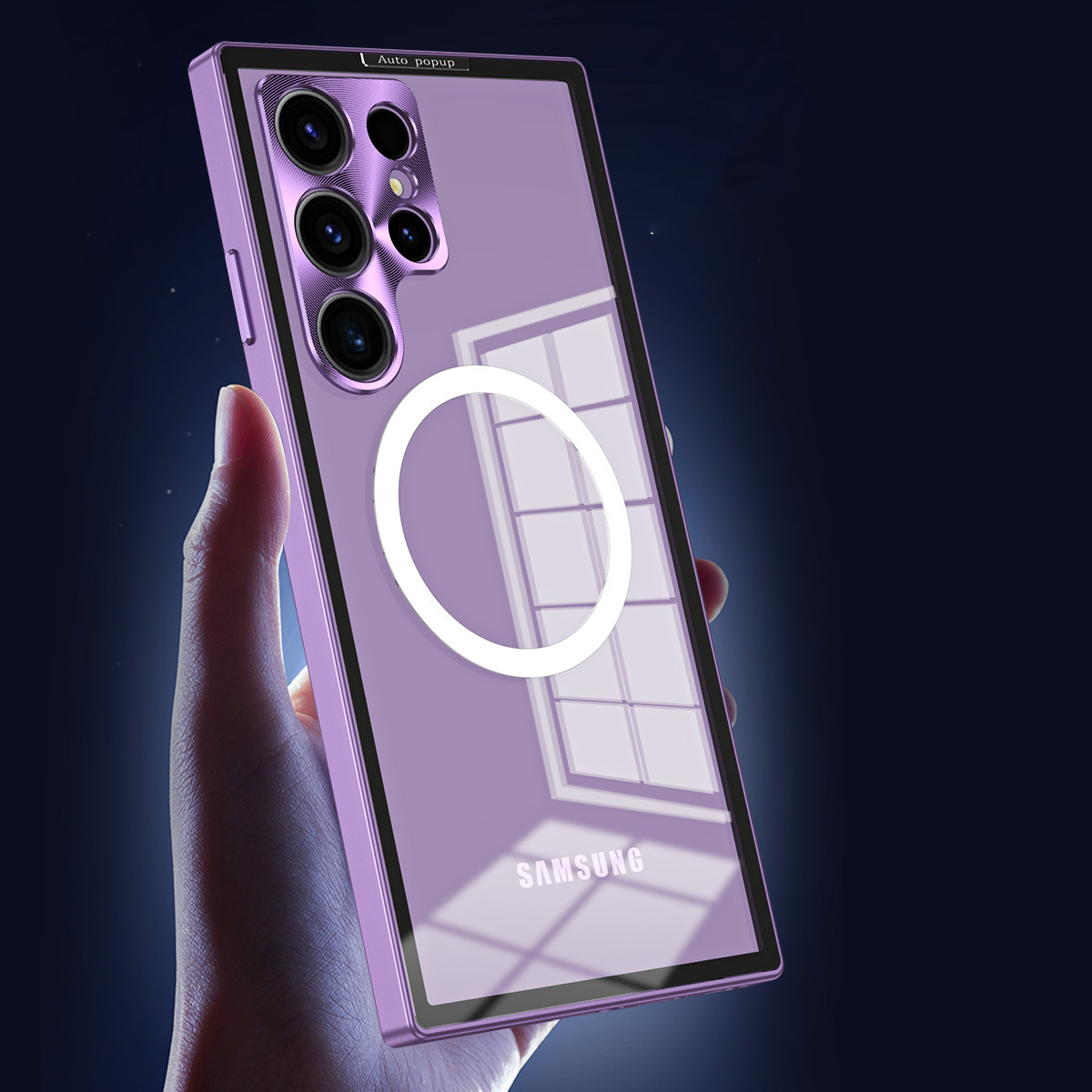 Samsung Magsafe sorozat | Fém HD üveg mágneses telefontok