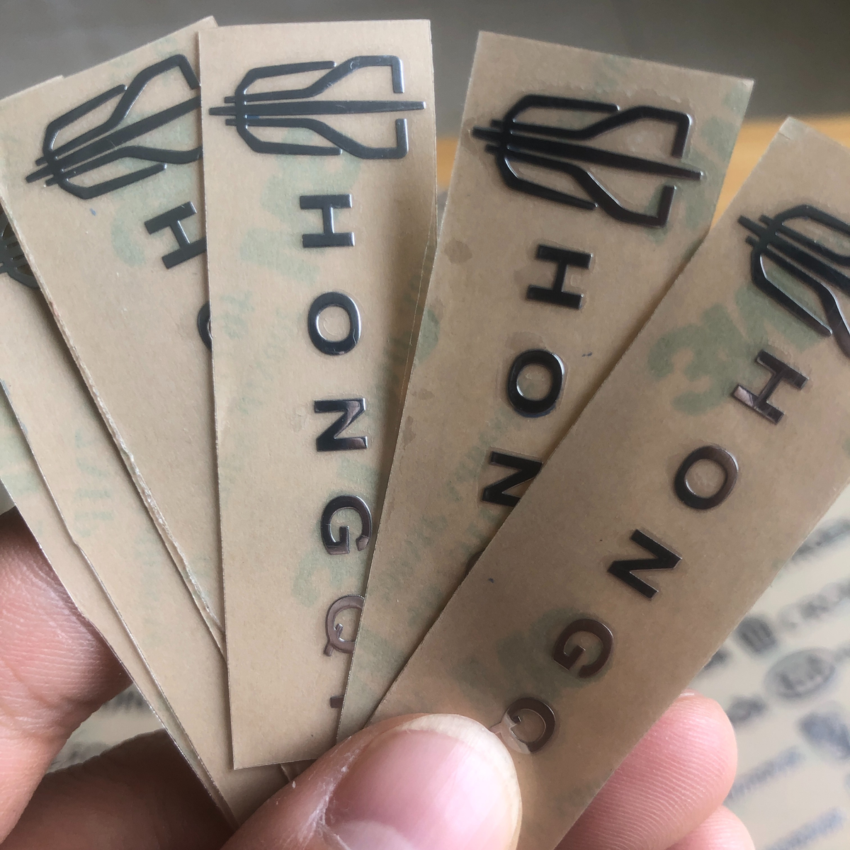 Autó fém 3D autócímke