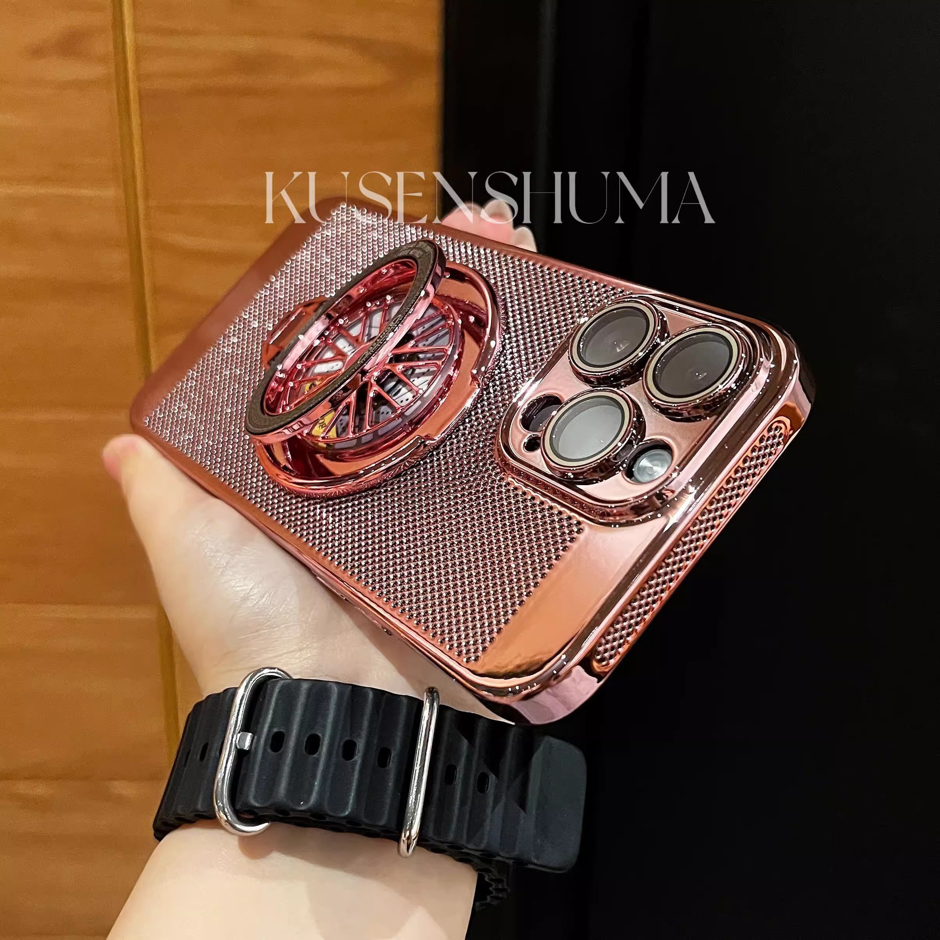 Κατάλληλο για Samsung iPhone16-iPhone11 Pro Max με περιστρεφόμενη θήκη κινητού τηλεφώνου με γυροσκόπιο ψύξης