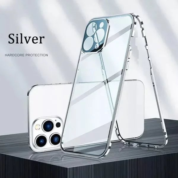 📱Σχεδιασμένο στη Γερμανία - Αντιστρέψιμη θήκη τηλεφώνου iPhone από μαγνητική γυάλινη επιφάνεια ☑ Πλήρης προστασία ☑ Υποστήριξη ασύρματης φόρτισης ☑ Μαγνητική προσρόφηση