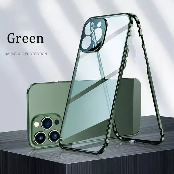 📱Σχεδιασμένο στη Γερμανία - Αντιστρέψιμη θήκη τηλεφώνου iPhone από μαγνητική γυάλινη επιφάνεια ☑ Πλήρης προστασία ☑ Υποστήριξη ασύρματης φόρτισης ☑ Μαγνητική προσρόφηση