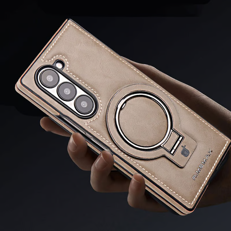 Σειρά Samsung Magsafe | Μαγνητική δερμάτινη θήκη με βραχίονα