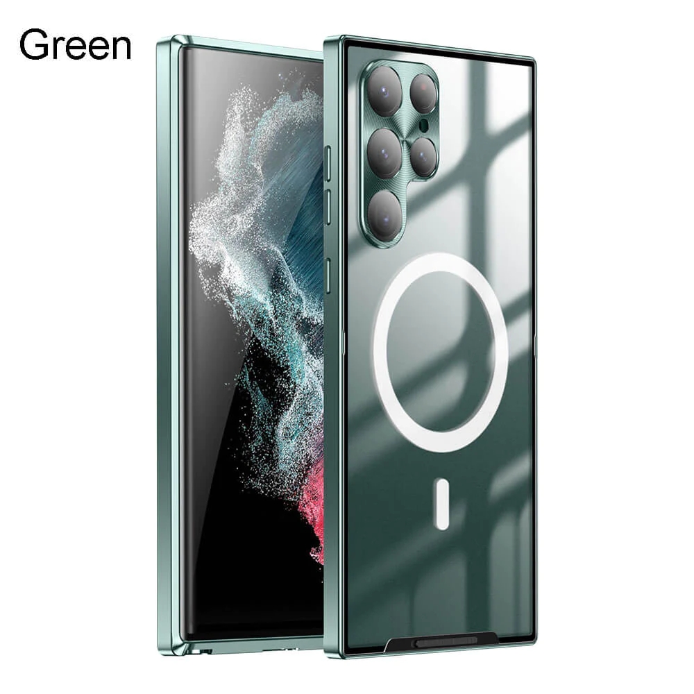 Μαγνητική μεταλλική θήκη Magsafe για Samsung Galaxy S23 S22 S21 Ultra Plus Note20 Ultra