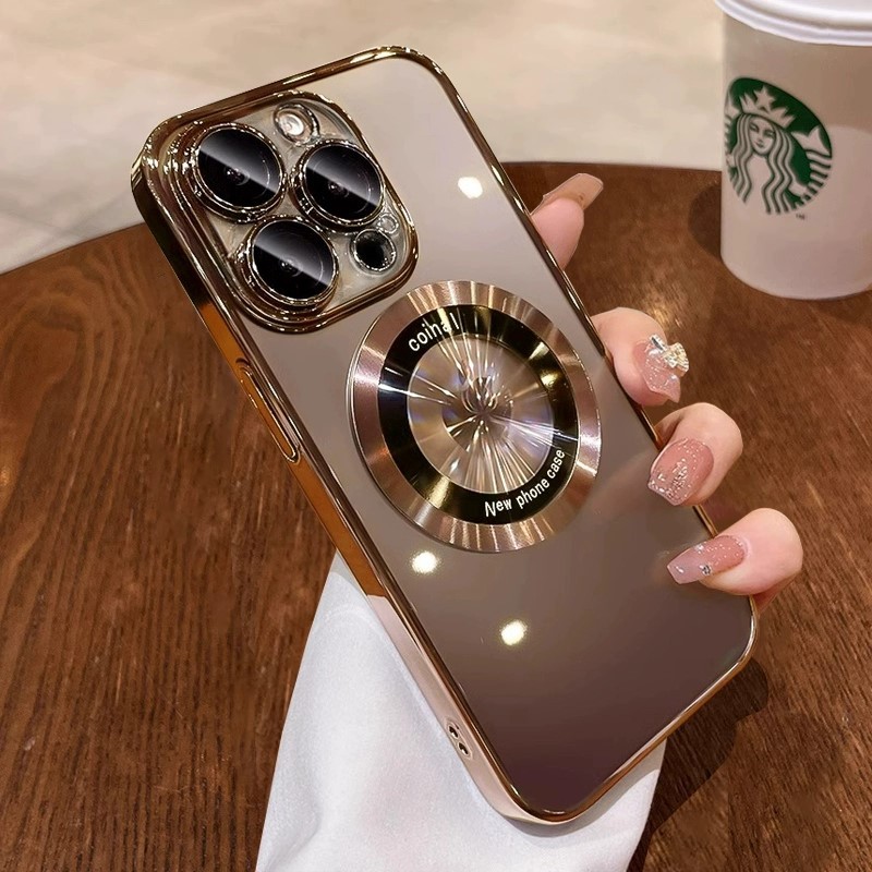 【50% ΕΚΠΤΩΣΗ】Ηλεκτρολυτικά επιμεταλλωμένη μαγνητική θήκη αντικραδασμική για iPhone