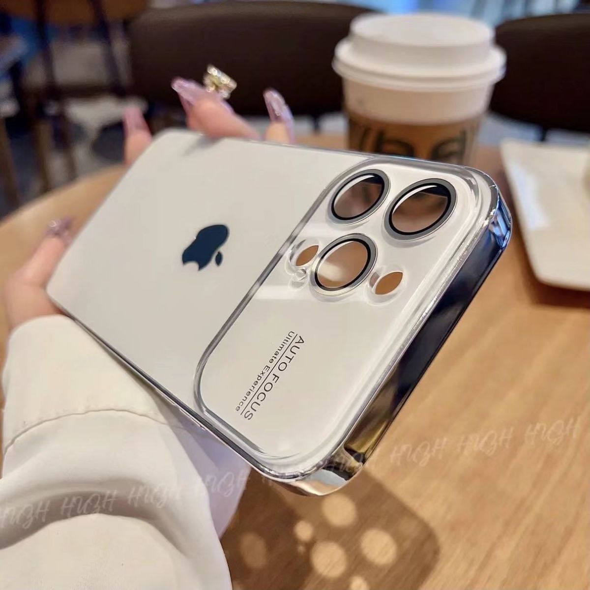 Θήκη τηλεφώνου με ενσωματωμένο φακό και γυάλινη πλάκα στήριξης AG