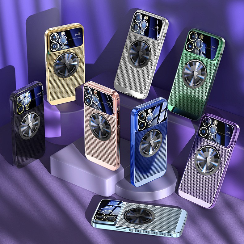 Μαγνητική θήκη τηλεφώνου με μεγάλο παράθυρο για ηλεκτρολυτική διάχυση θερμότητας