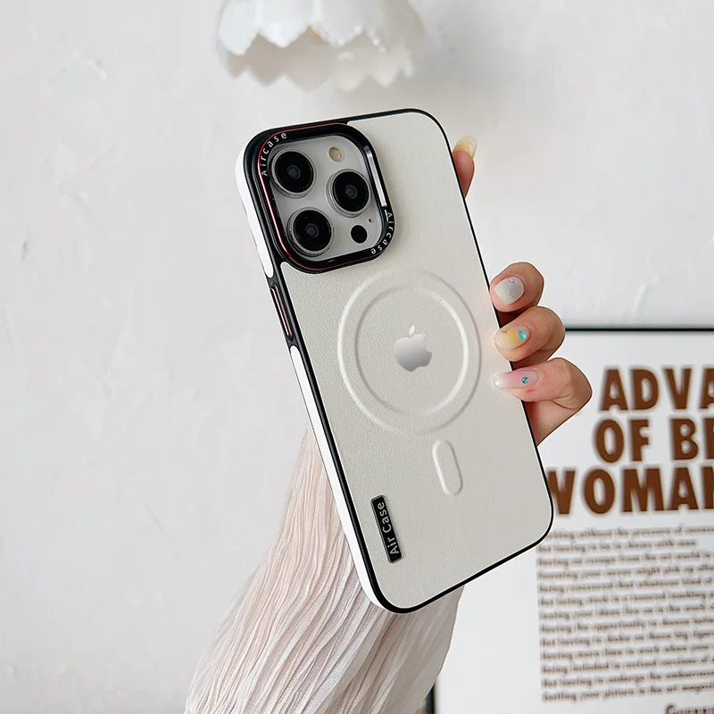 Μαγνητική προστατευτική θήκη για iPhone, μεταλλικός σκελετός, προστασία κατά της πτώσης