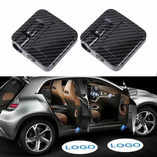 (4 τεμάχια) 🚗🚗Car Logo Welcome Lights Projector LED