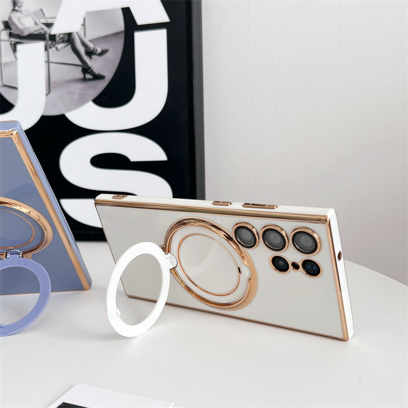 Alkalmas Samsung S23, S22, S21, A13, A14, A52, A53, A54 és más mágneses háromdimenziós mobiltelefon-tokokhoz