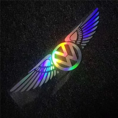Αυτοκόλλητο 3D Angel Wings Laser Car ✧5PCS✧