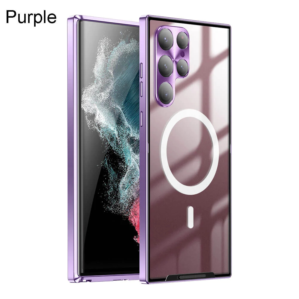 Μαγνητική μεταλλική θήκη Magsafe για Samsung Galaxy S23 S22 S21 Ultra Plus Note20 Ultra