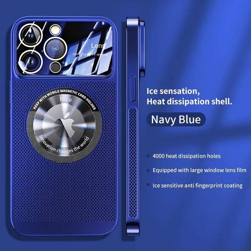 Μαγνητική θήκη τηλεφώνου με μεγάλο παράθυρο για ηλεκτρολυτική διάχυση θερμότητας