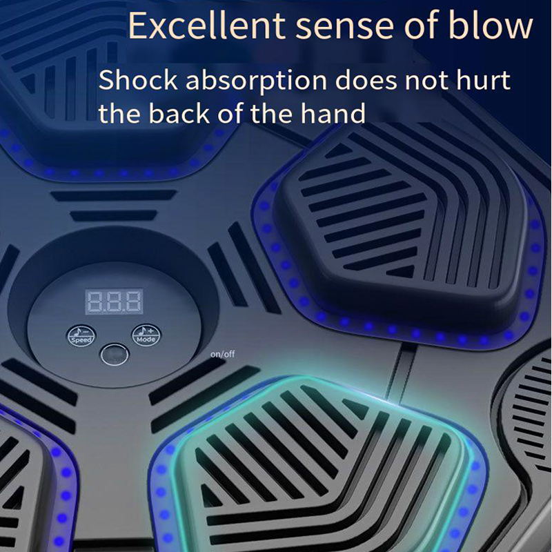 HoldBody Music Boxing Machine, Smart Bluetooth Boxing Trainer with Boxing Gloves, Boxing Wall Mount Machine for Adults Kids,Boxing Target Workout Equipment for Home, Office, Gym (Upgrade)