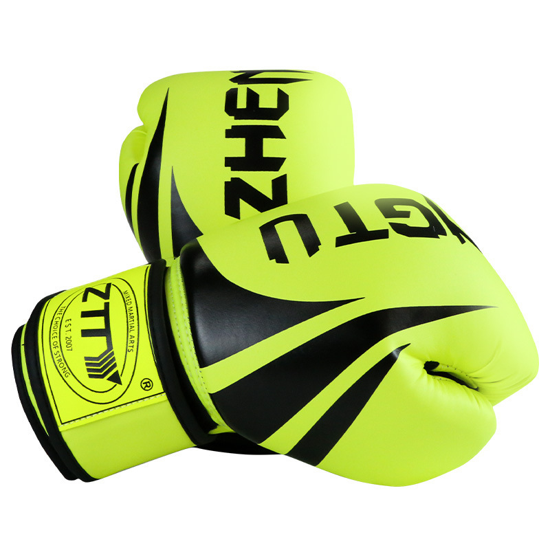 Ztty Wholesale Adult Boxing Glove Protective Gear Cross-Border Tear Resistance Pu Boxing Gloves Boxing Glove Rubber and Plastic Liner Boxing Gloves
