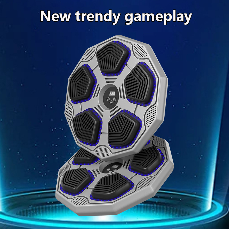 HoldBody Music Boxing Machine, Smart Bluetooth Boxing Trainer with Boxing Gloves, Boxing Wall Mount Machine for Adults Kids,Boxing Target Workout Equipment for Home, Office, Gym (Upgrade)