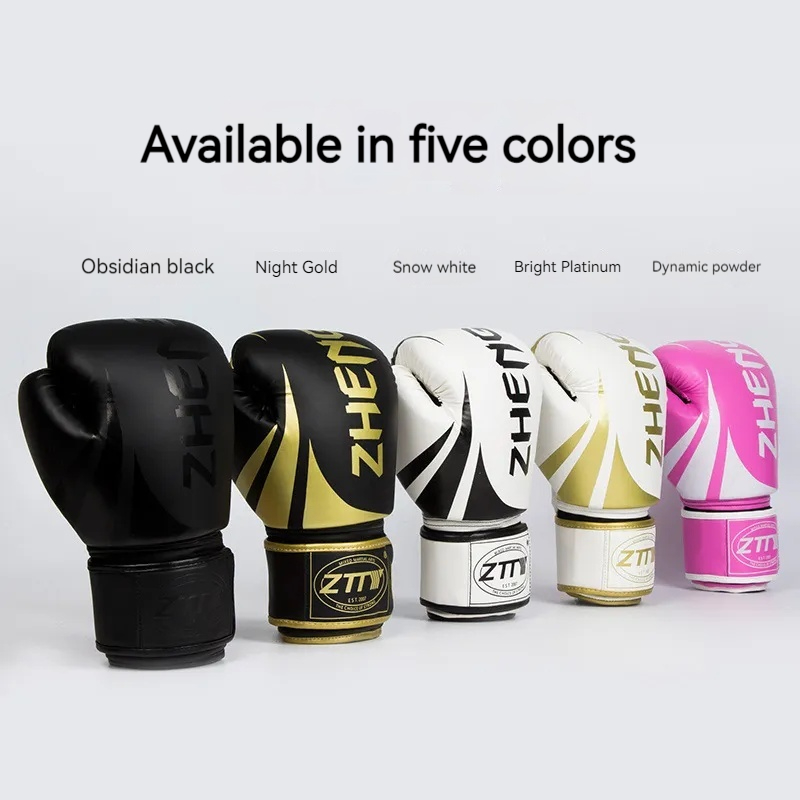 Ztty Wholesale Adult Boxing Glove Protective Gear Cross-Border Tear Resistance Pu Boxing Gloves Boxing Glove Rubber and Plastic Liner Boxing Gloves