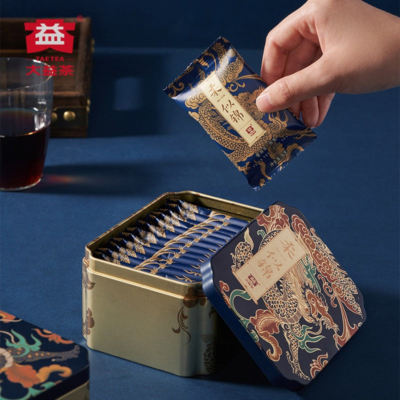 Soft Brocade Gift Package ripe Pu'er Loose Tea-taeteastore