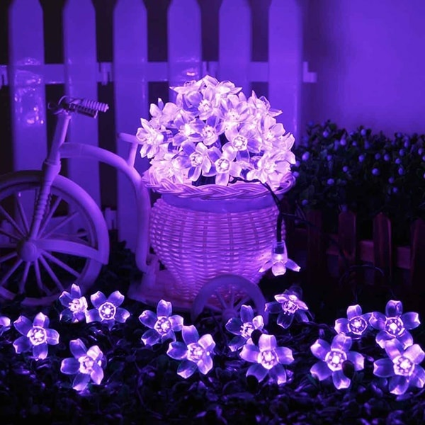 Blossom Flower Solar Garden Lights - Waterproof - 4 Colors
