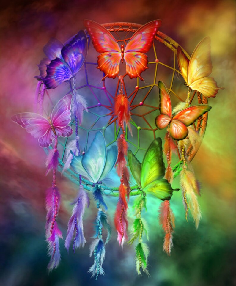 Rainbow Butterfly Dream Catcher【BUY 2 FREE SHIPPING】