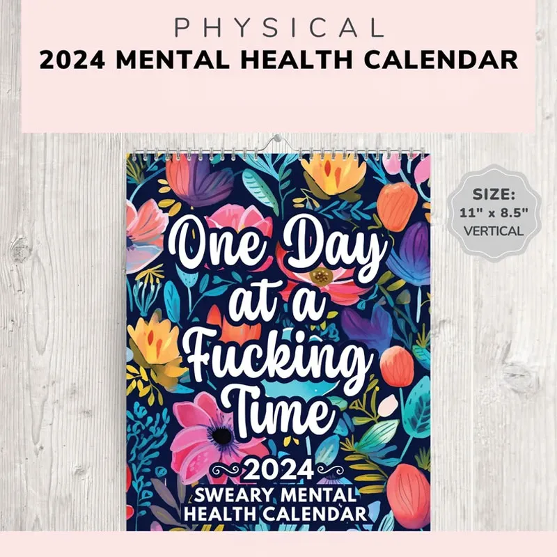 2024 Funny Mental Health Calendar